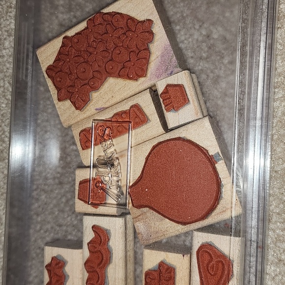 Retired Stampin Up! Take Shape Wood Mount Stampin Set, Pre-Owned - Picture 4 of 4